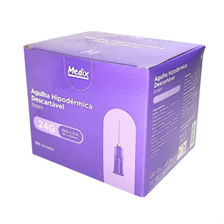 Agulha HiPodérmica Descartável 20x0,55mm Medix Cx C/100 Unid em Oferta na Shopee