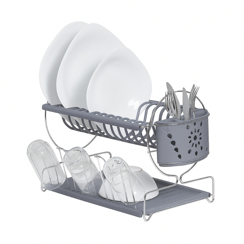 Escorredor de Pratos Master Cromo Colors Niquelart Secador Master Pia Cozinha N392 em Oferta na Shopee