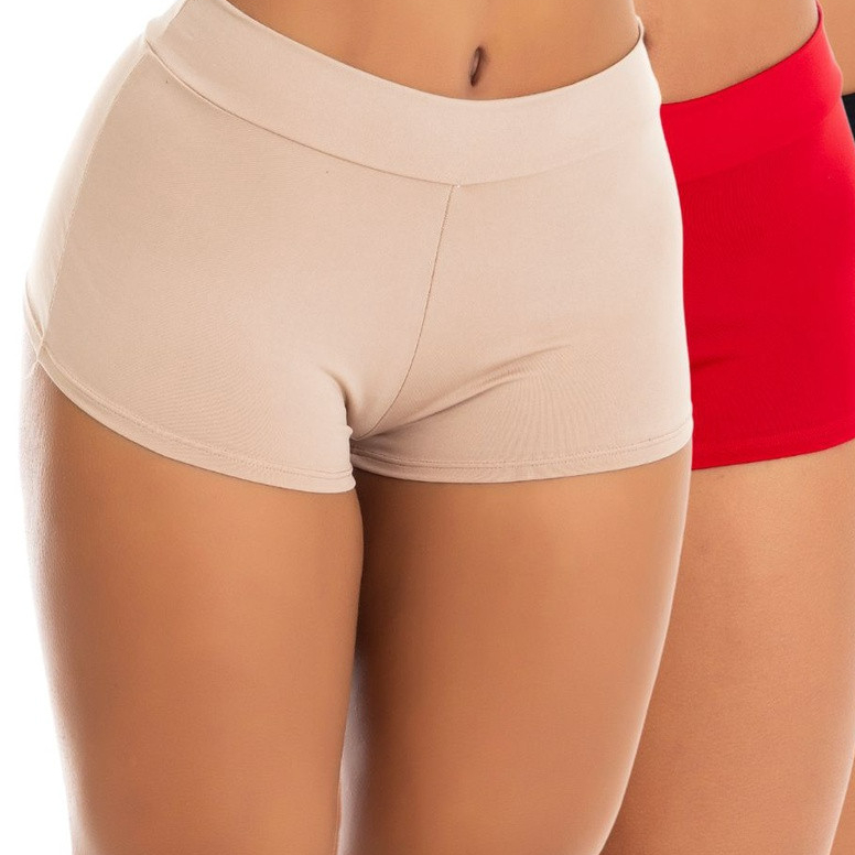Kit 4 Calcinhas Shorts Cuecas Boxer Feminina Shortinho