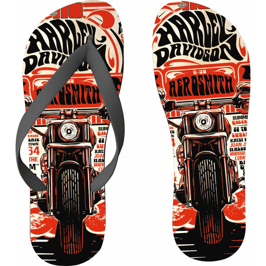 Chinelo Retrô Moto Harley