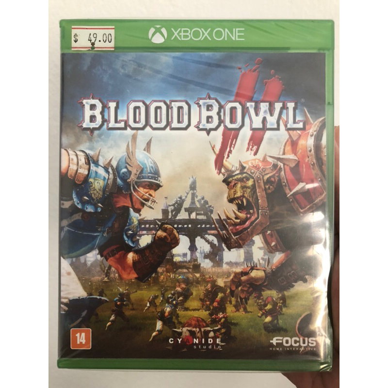 Jogo Midia Fisica Futebol Americano Blood Bowl 2 Do Xbox One Lacrado