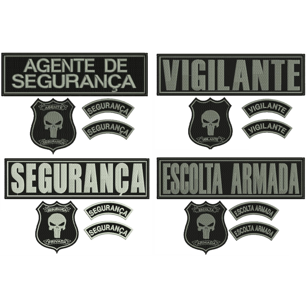 Kit Segurança Privada - Escolta Armada - Vigilante - Agente de Segurança - Transporte de Valores