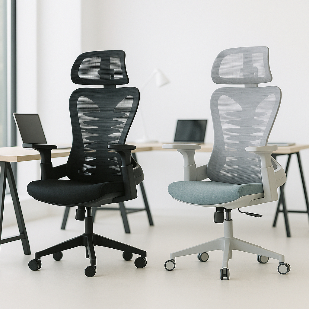 Cadeira Escritório Presidente Bio Ergonômica Suporte Lombar Cabeça Ajustável Sistema Relax  Preta em Oferta na Shopee