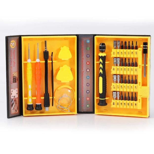 Kit Ferramentas Chave 38 Peças Torx Precisão Para Reparo de Celular Tablet e Notebook