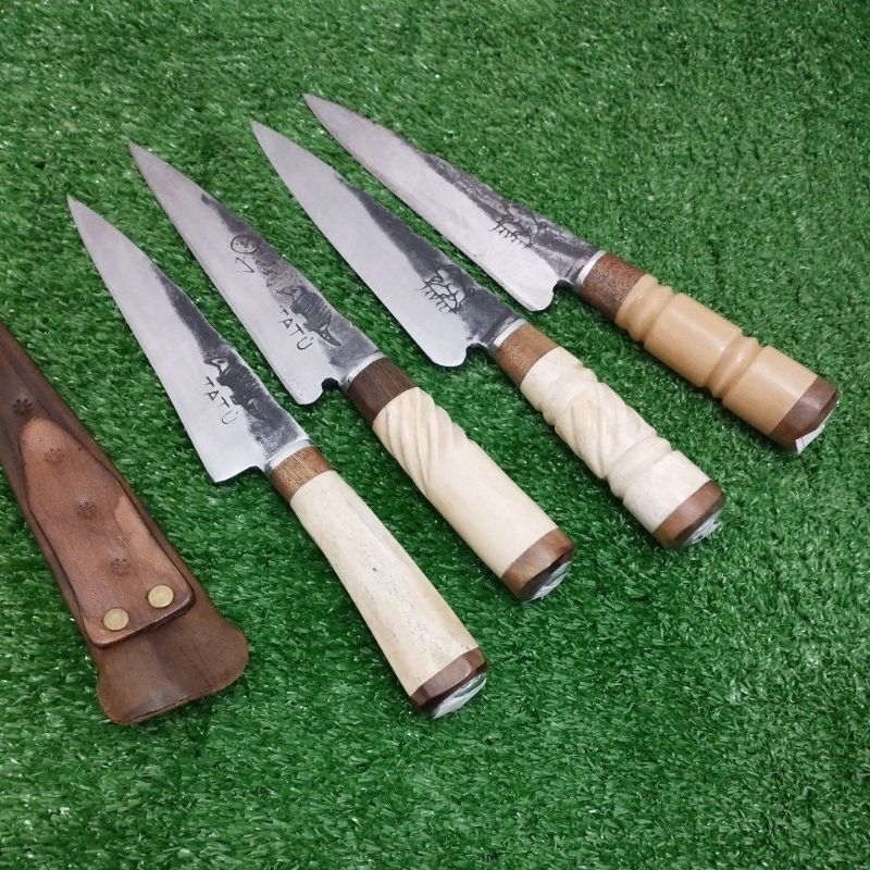 Faca Churrasco artesanal Disco de Arado 6.8 polegadas aço carbono