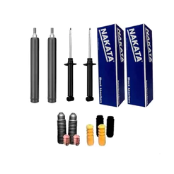 04 Amortecedores Gol G2 G3 G4 Nakata Com Kit Batente E Coifa NOVO ORIGINAL