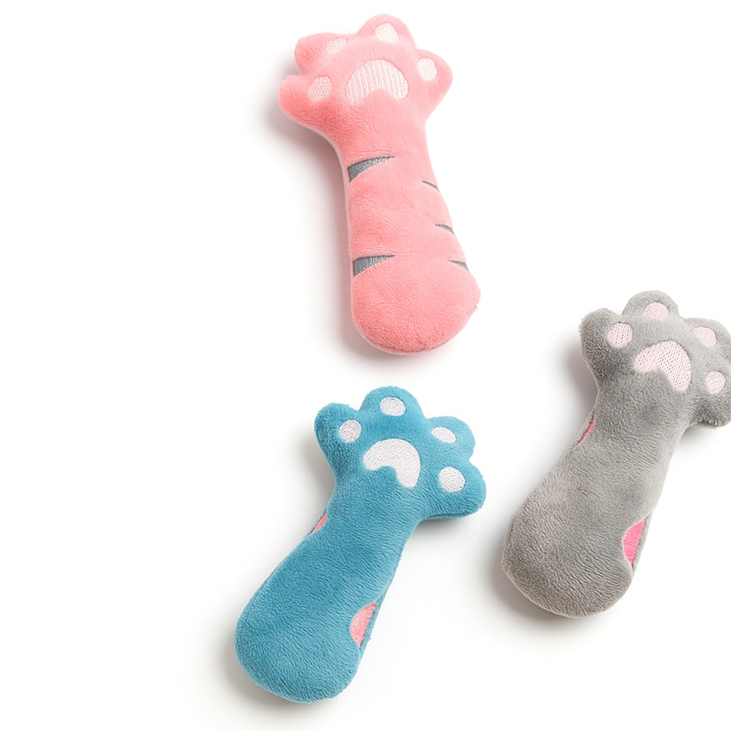 Brinquedo Para Pet Cão e Gato | Poliéster | Pelúcia Patinha