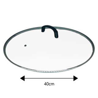 Tampa de Vidro Reforçada de 40cm para Panela e Frigideira com Alça em Plástico ou Madeira em Oferta na Shopee