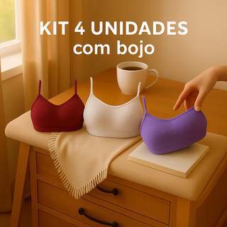 Kit Com 4 Tops Fitness Com Alcinha - Top COM BOJO Perfeito Para Academia - Direto da Fábrica - Envio Imediato - Cropped