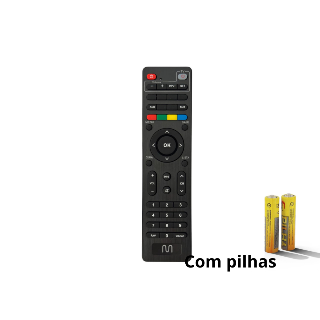 Controle Remoto para Conversor Digital Receptor Multilaser GS0641