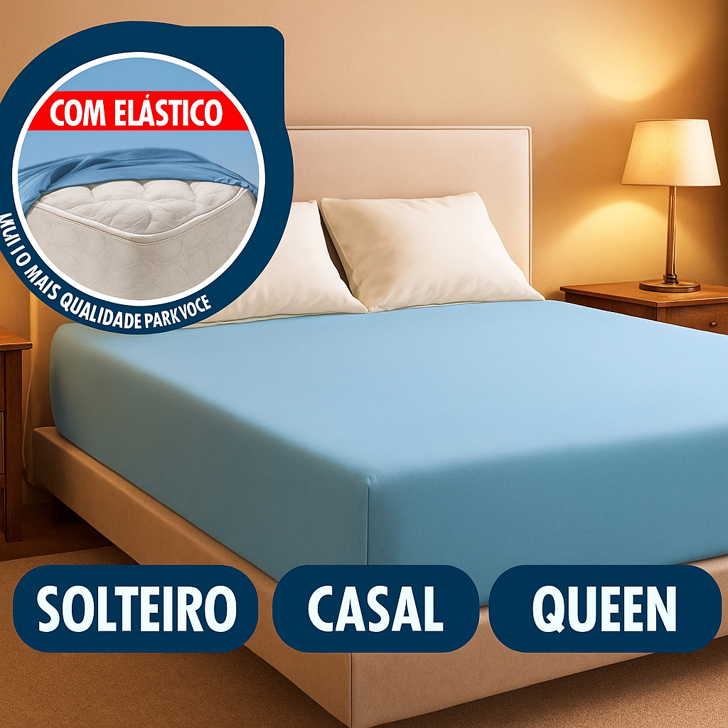 Capa Protetora Colchão Impermeável Forro Para Cama Box Solteiro Casal Queen Com Elástico Anti Ácaros