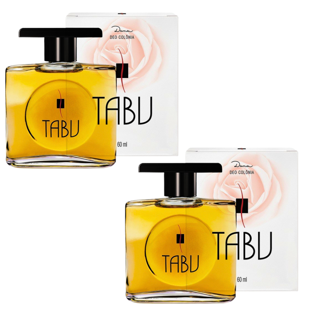 Kit C/2 Deo Colônia Tradicional 60Ml Tabu - Dana Cosmeticos