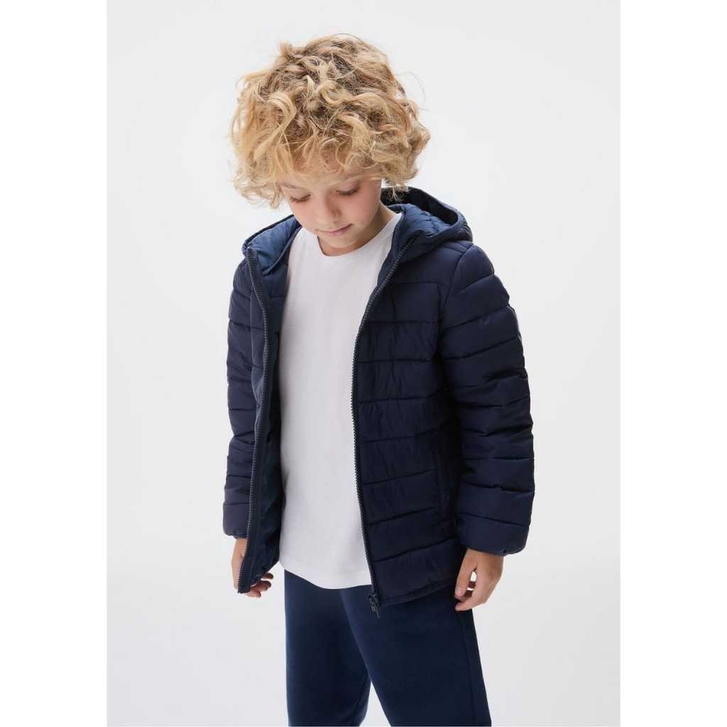 Jaqueta Puffer Infantil Unissex Com Capuz - Hering Kids