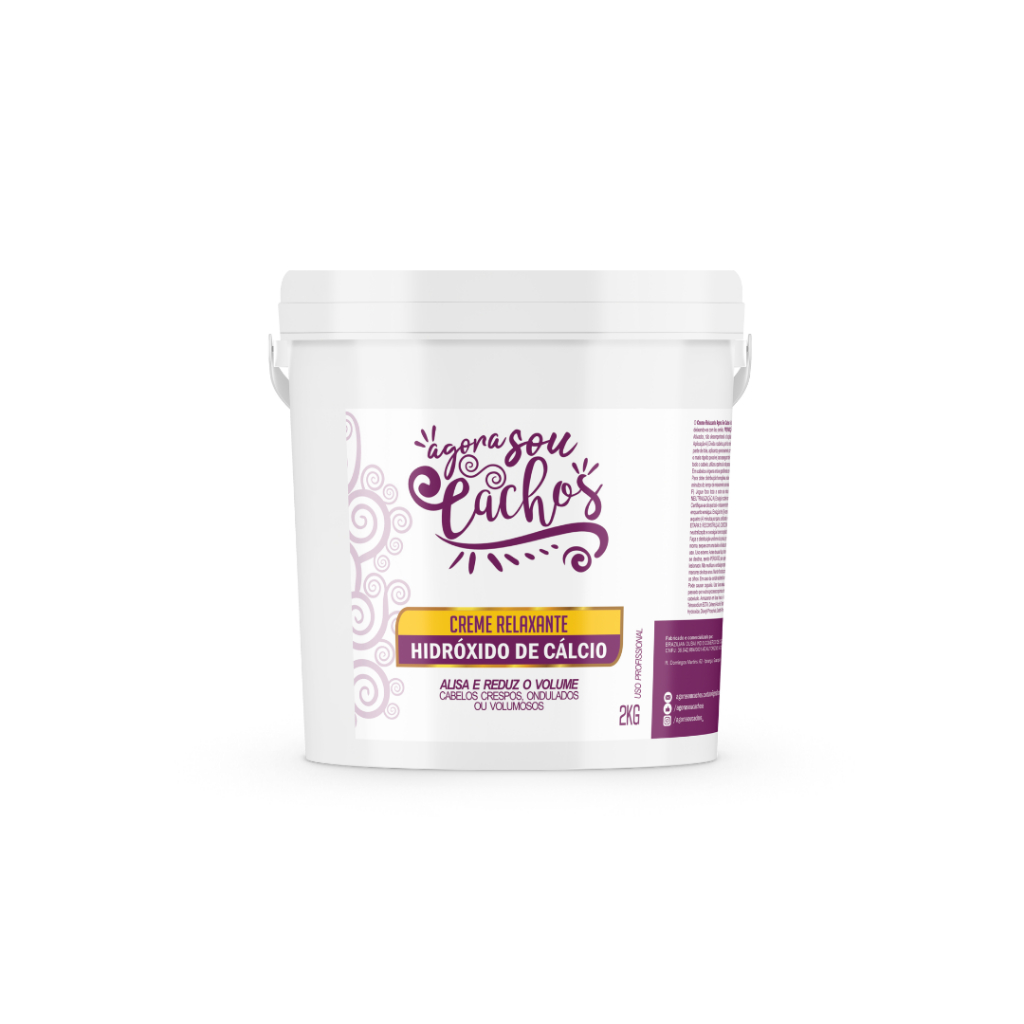 Creme Relaxante Hidróxido de Calcio 2KG - Agora Sou em Oferta na Shopee