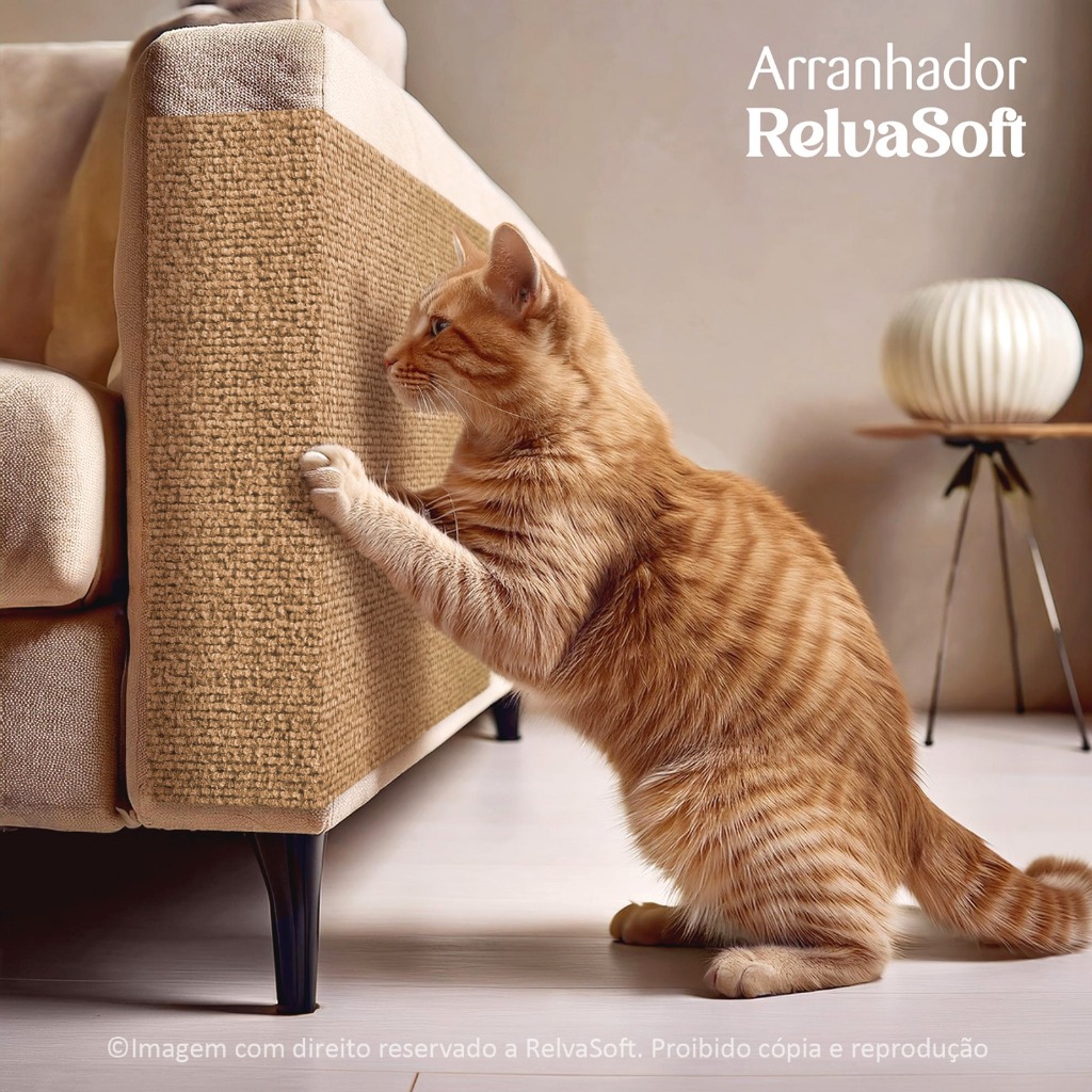 Protetor de Sofá Super Premium - Para Gatos - Kit Arranhador Pet - De 30 a 200cm em Oferta na Shopee