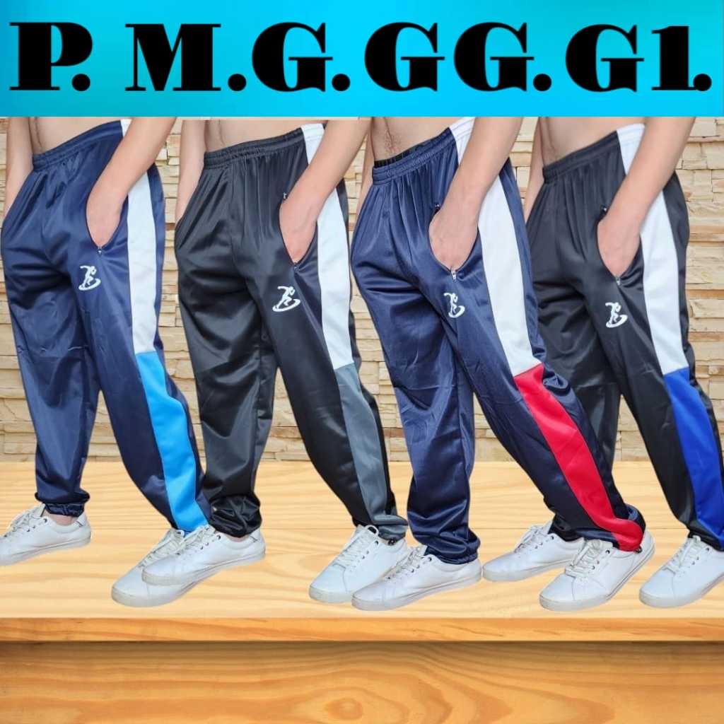 Kit 2 Calça Esportiva Masculina De Academia Jogger Chimpa Sport Moleton Forro Termico Plus Size Com Ziper Bolso Traseiro em Oferta na Shopee