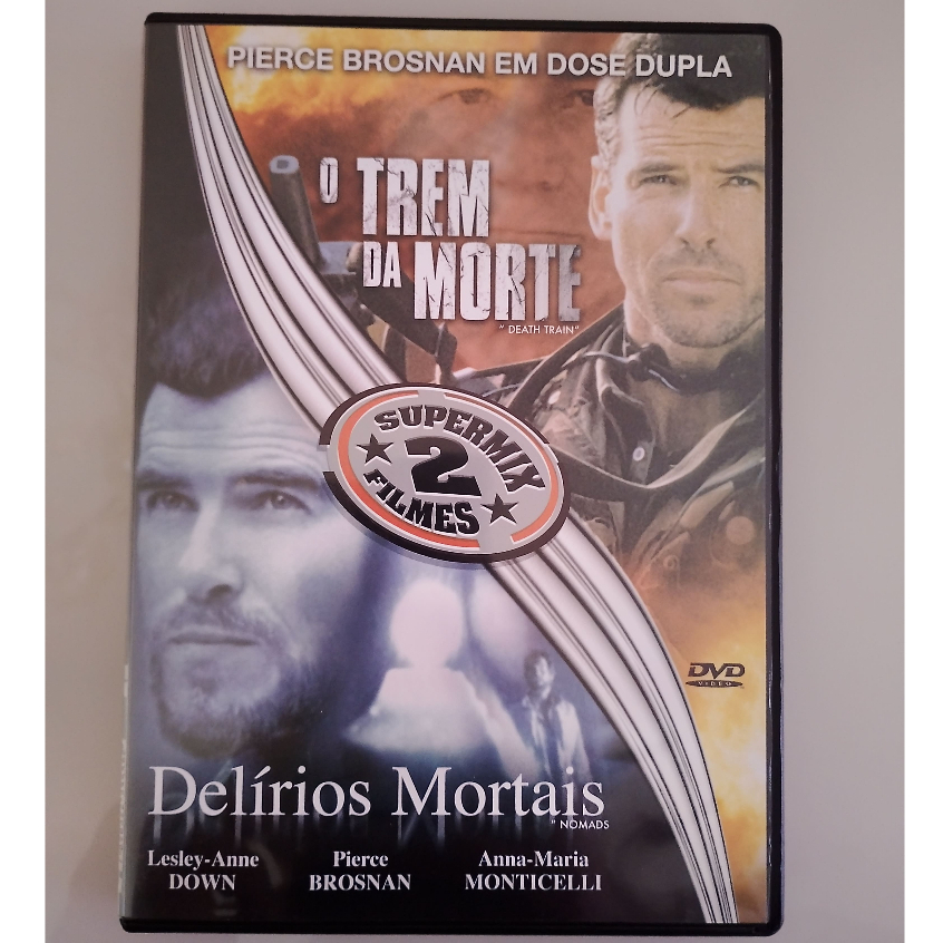 Dvd duplo - o trem da morte - delirios mortais - pierce brosnan