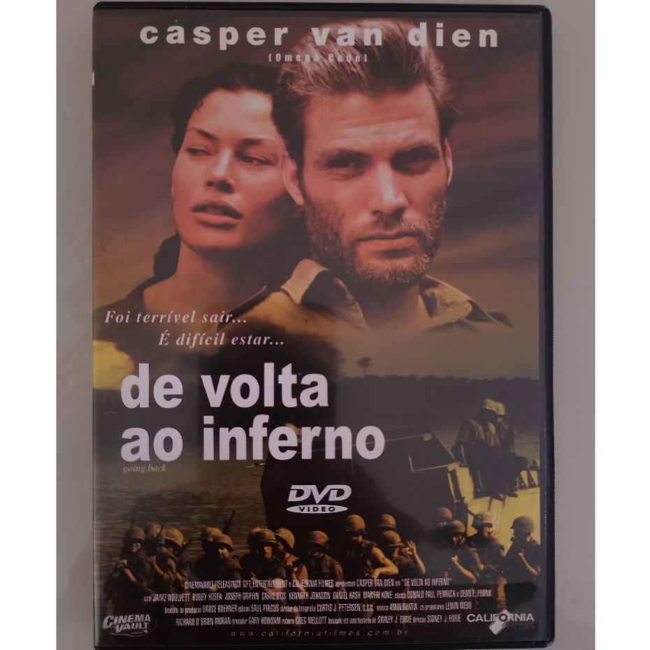 De volta ao inferno - dvd - casper van dien
