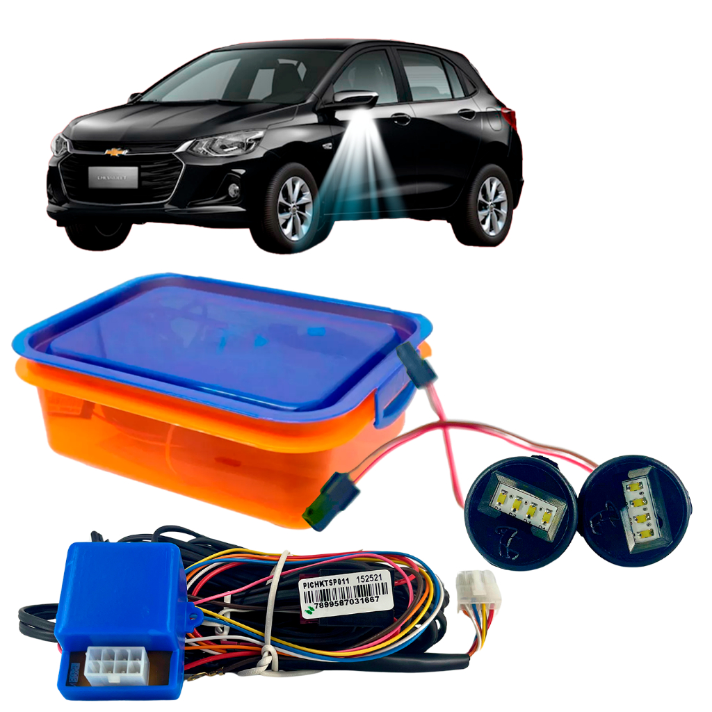 Kit Luz De Cortesia 2 Pontos Universal Tragial