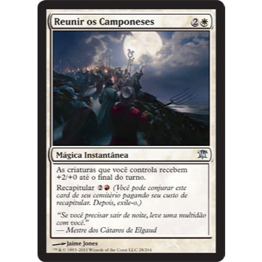 6 Cartas Magic - Reunir os Camponeses