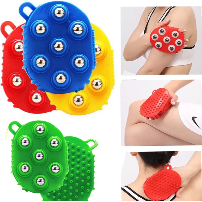 Kit 2 Luvas Massageadoras Esferas Relaxa Alivia Dores Tensão Corpora em Oferta na Shopee