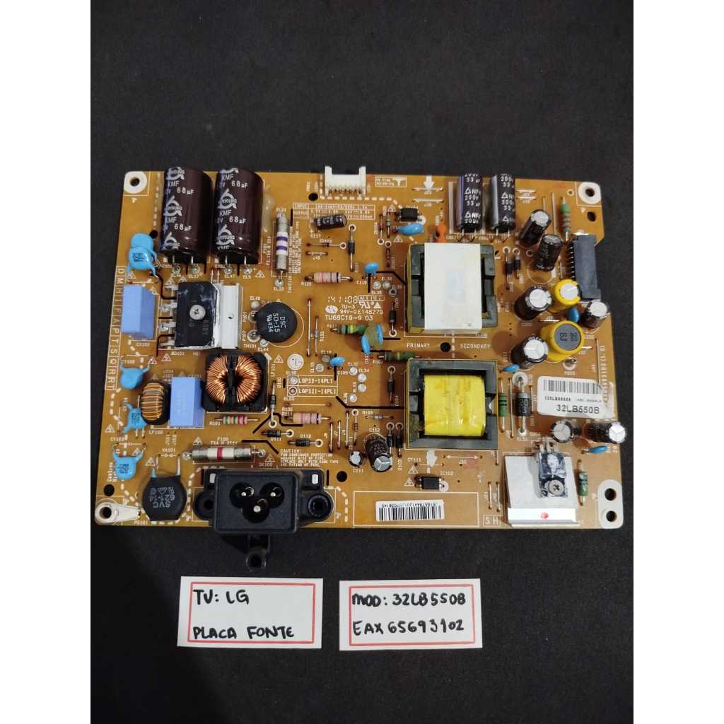 USADO - PLACA FONTE LG - MOD: 32LB550B