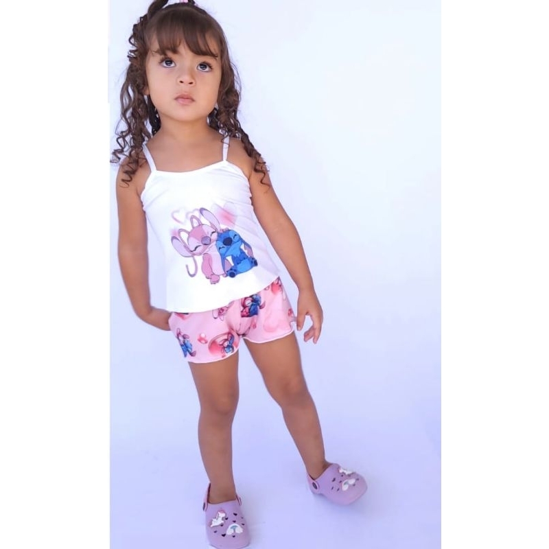 Baby doll pijama  infantil suede digital atacado revenda em Oferta na Shopee