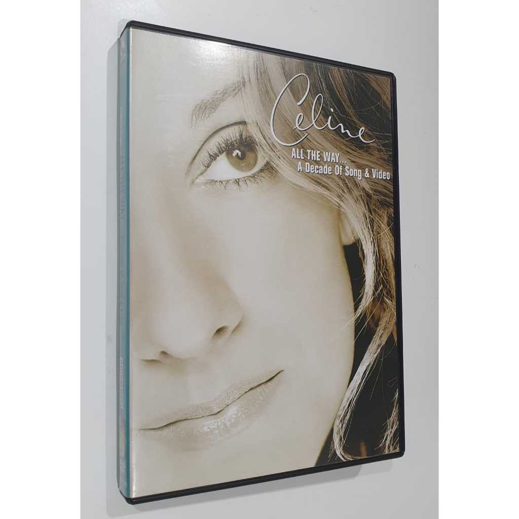 DVD Celine All the Way... A Decade Of Song & Video. Sonymusic.