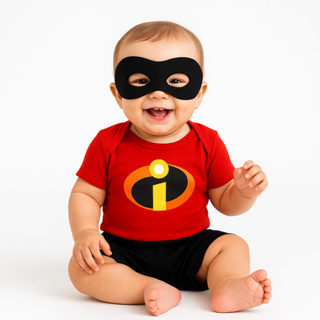 Body Bebê Infantil Mêsversário Temático Os Incríveis Super Confortável Promoção em Oferta na Shopee