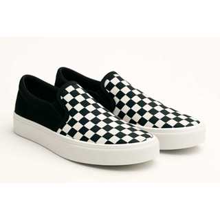 Tênis Sapatênis Iate Slip on Calce Fácil Hype Shoes - Xadrez Preto/Branco - Unissex em Oferta na Shopee