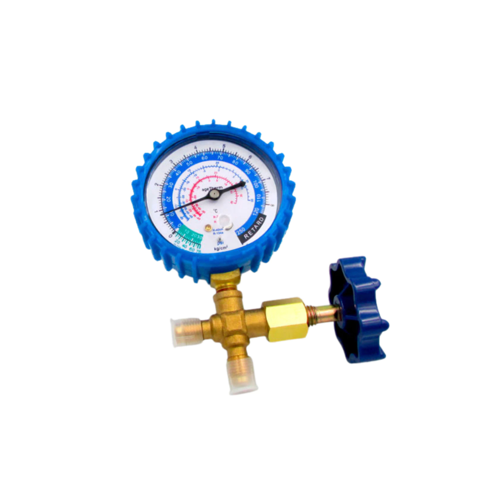 Manifold Baixa 1 Via Simples Gás R22 / R134a / R404a / R12 em Oferta na Shopee