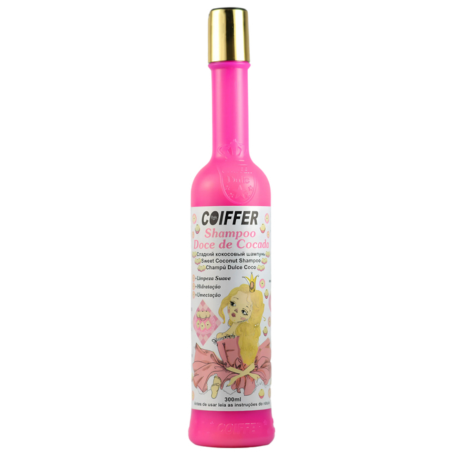 Shampoo Doce de Cocada Coiffer 300ml Umectação e Hidratação
