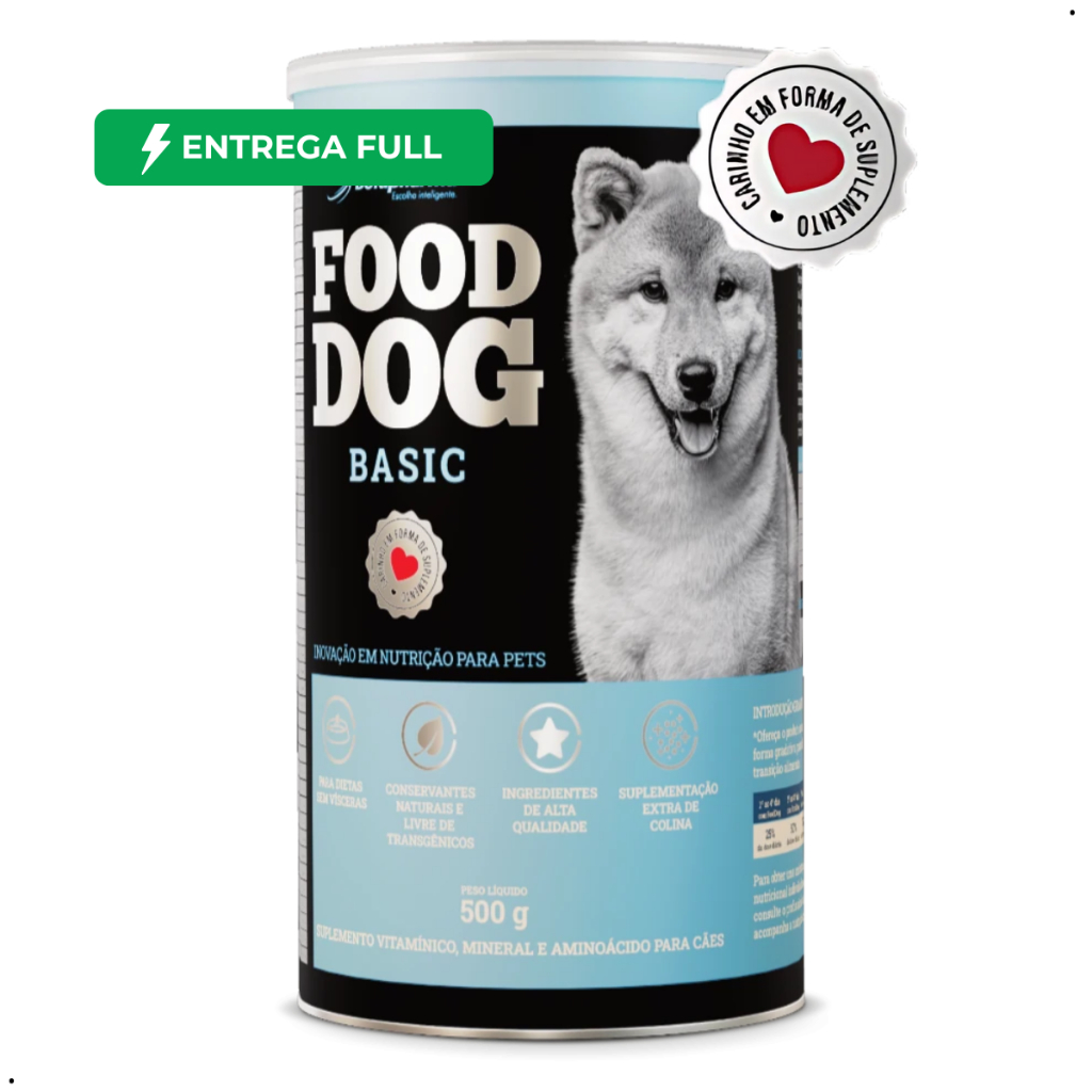 Food Dog Basic Suplemento Para Cães Botupharma 500g em Oferta na Shopee