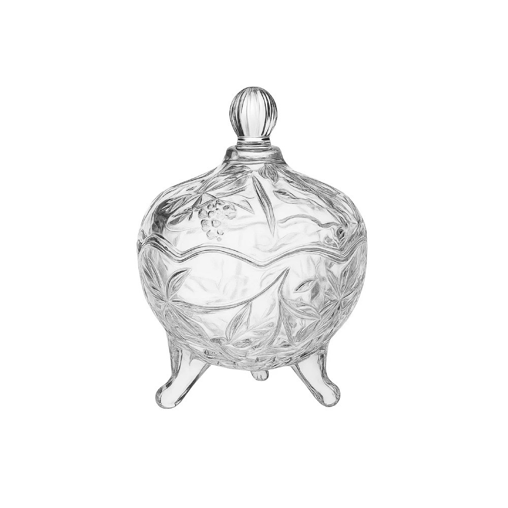 Kit 10 Peças Mini Potiche Vidro 13cm Lembrancinha Bomboniere em Oferta na Shopee