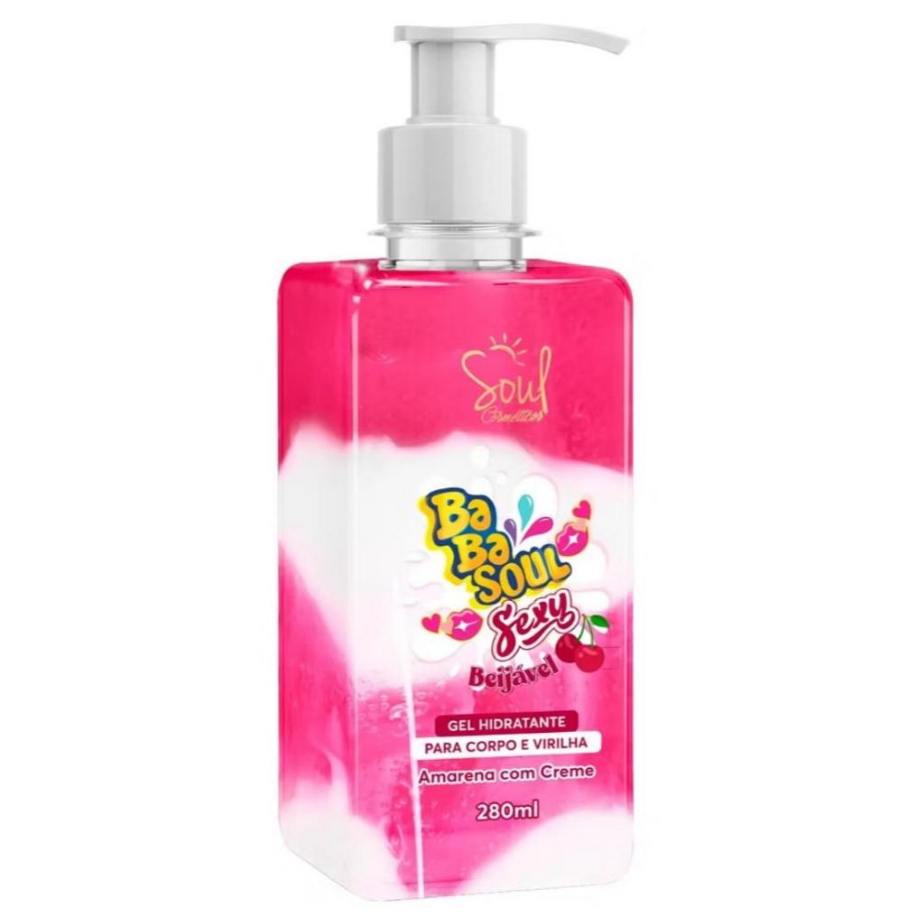 GEL HIDRATANTE BEIJÁVEL CORPO E VIRILHA AMARENA COM CREME 280ML em Oferta na Shopee