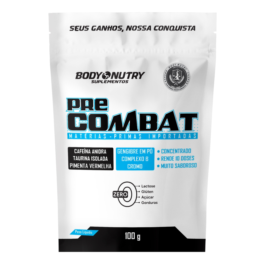 Pre Combat, 100g - Pré Treino Body Nutry em Oferta na Shopee