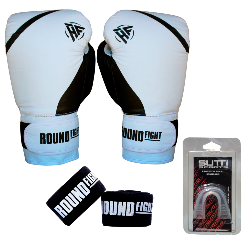 Kit Treino Boxe Kickboxing Luva Bandagem Bucal Pro Win em Oferta na Shopee