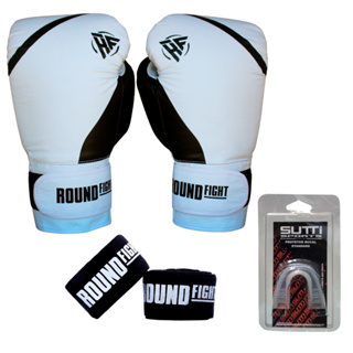 Kit Treino Boxe Kickboxing Luva Bandagem Bucal Pro Win em Oferta na Shopee