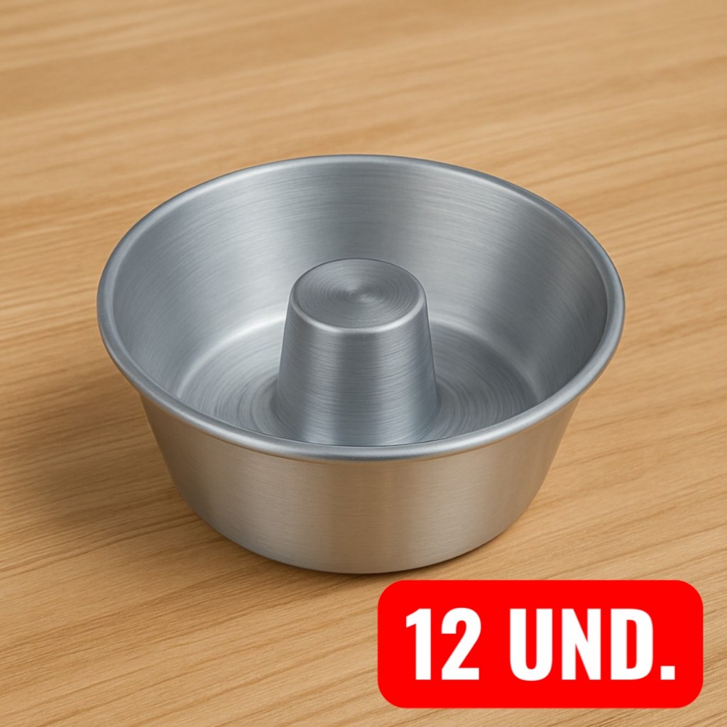 Kit Formas Nº12 Em Alumínio 300ml Para Bolo Vulcão Pudim Mini Bolo Doces Sobremesas em Oferta na Shopee