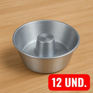 Kit Formas Nº12 Em Alumínio 300ml Para Bolo Vulcão Pudim Mini Bolo Doces Sobremesas em Oferta na Shopee