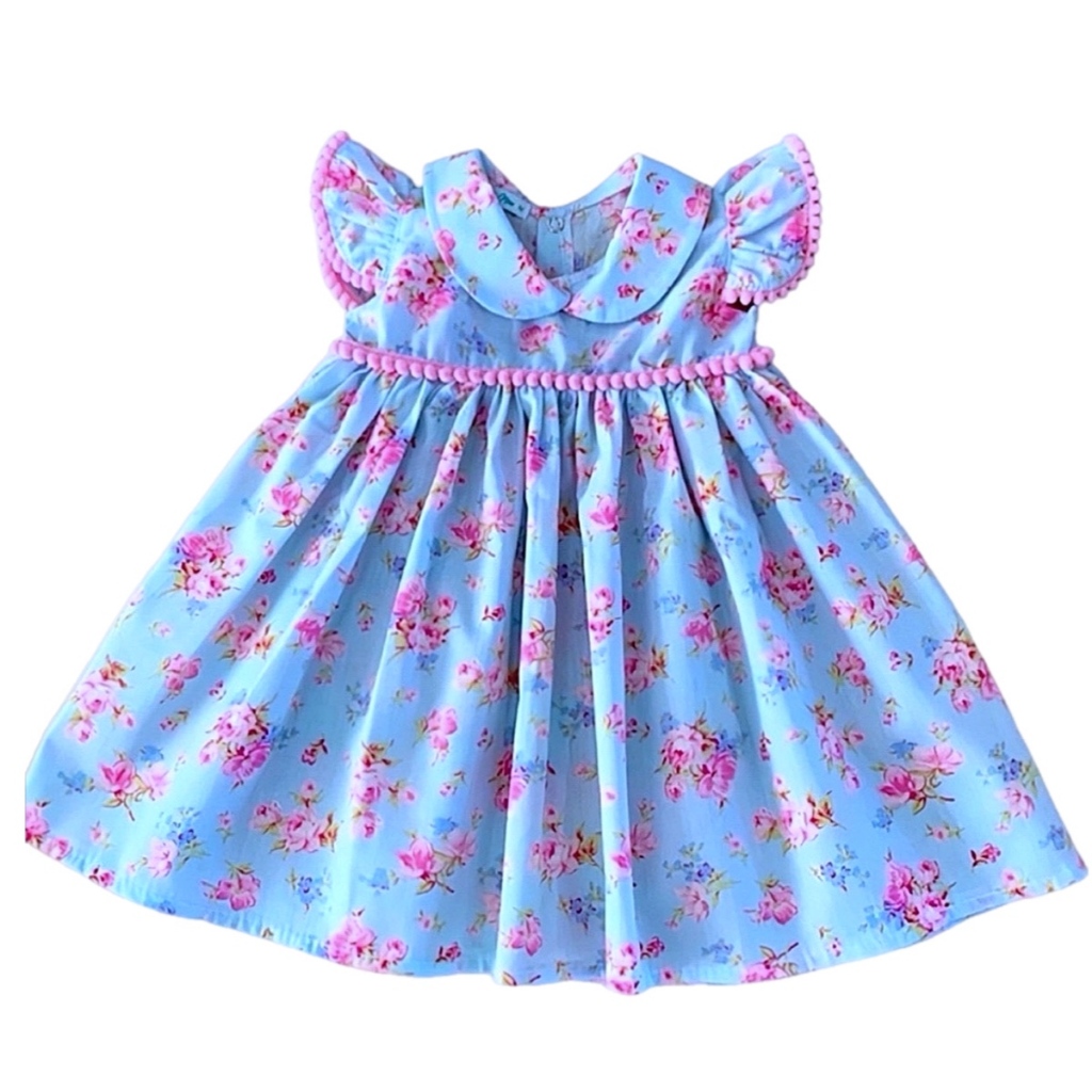 Vestido de Bebê Menina Luxo Festa Infantil Roupa Bebe Menina 100% algodão Mundo Nina Kids em Oferta na Shopee