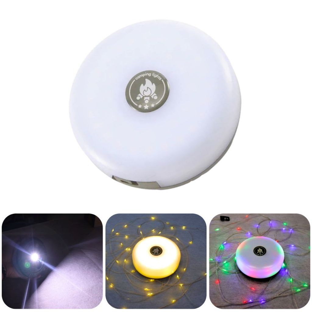10 Metros Pisca Pisca Led Camping Lanterna com 8 Modos Iluminação em Oferta na Shopee