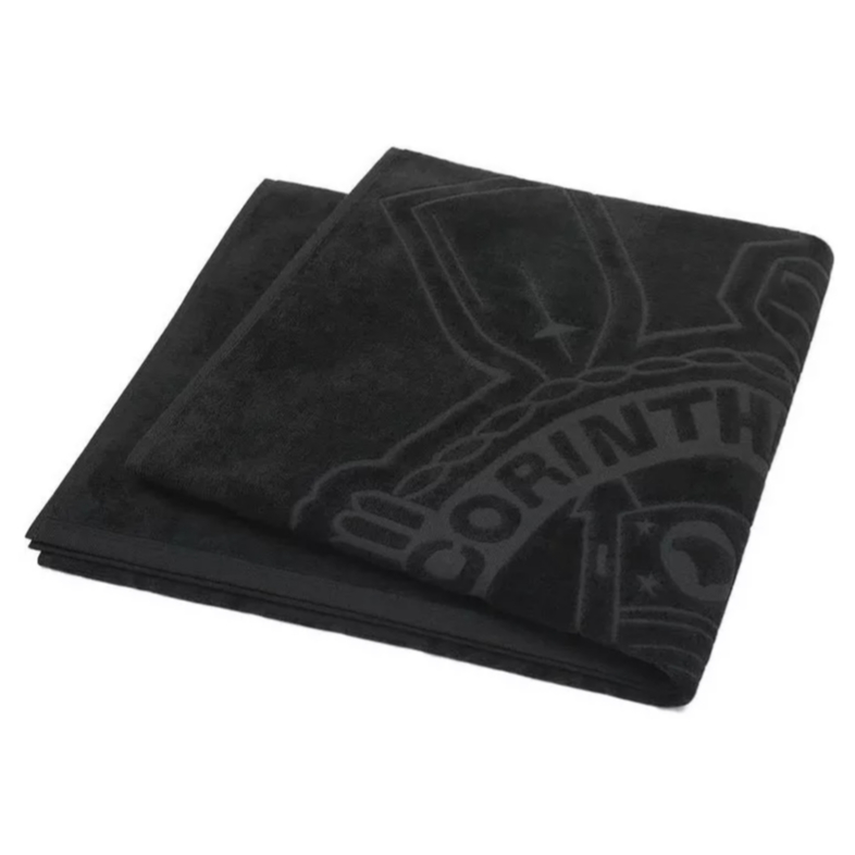 Toalha Banho Buettner Jacquard Veludo Futebol Corinthians em Oferta na Shopee