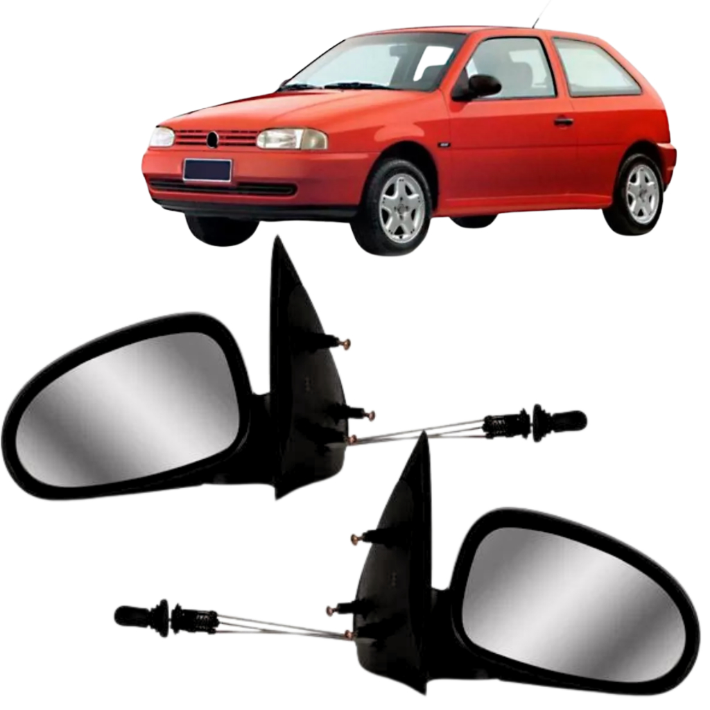 Retrovisor Gol G2 Parati BOLA 1995 1996 1997 1998 1999 2000 2001 2002 duas portas com Controle