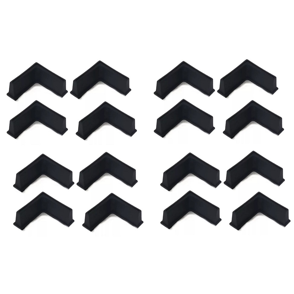 Kit 16 Sapatas Pé De Fogão Fritador, Mesa Industrial 55x55mm