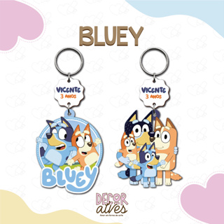 Bluey - Chaveiro Personalizado MDF brilhoso Lembrancinha infantil em Oferta na Shopee