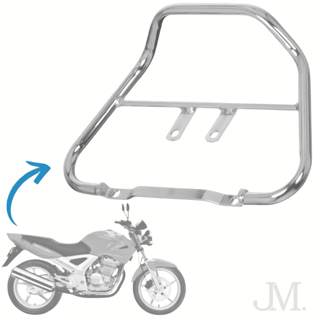 Alça De Moto Traseira Modelo Especial  CBX 250 Twister 2001 2002 2003 2004 2005 2006 2007 2008