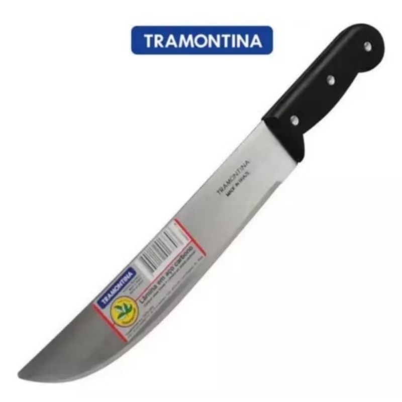 Facao Mato Tramontina 10" polegadas Lâmina aço carbono cabo plástico preto