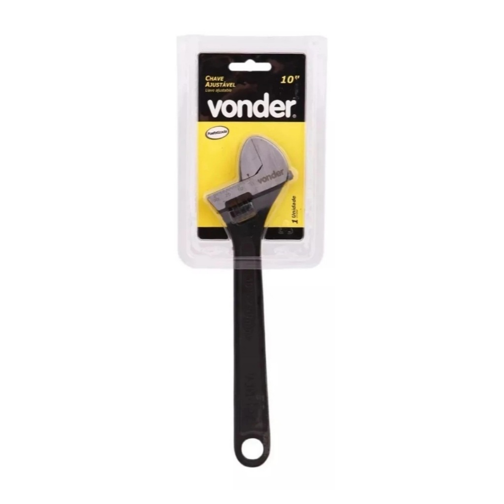 Chave Inglesa Ajustável 10 Polegadas Fosfatizada Vonder