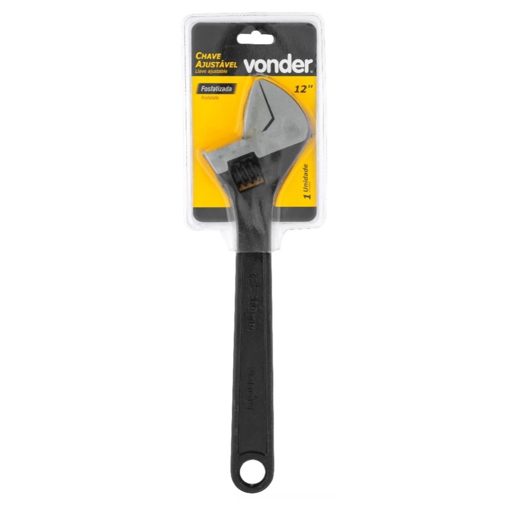 Chave Inglesa Ajustável 12 Polegadas Fosfatizada Vonder em Oferta na Shopee